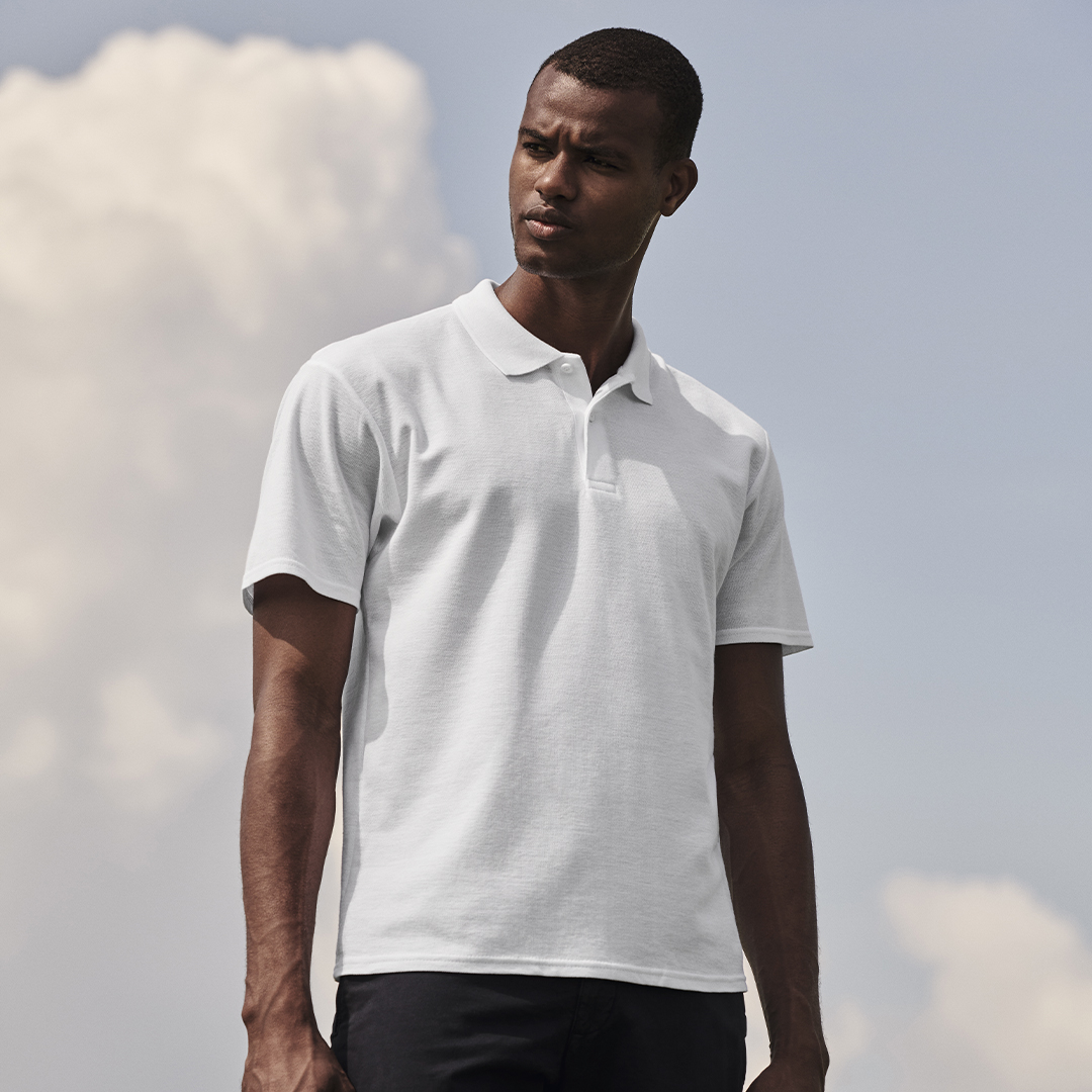 Adult White Polo Shirt Original
