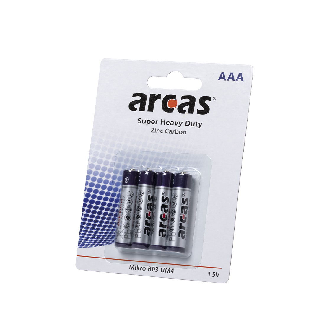 4 Batteries Pack 1,5V AAA/ R03