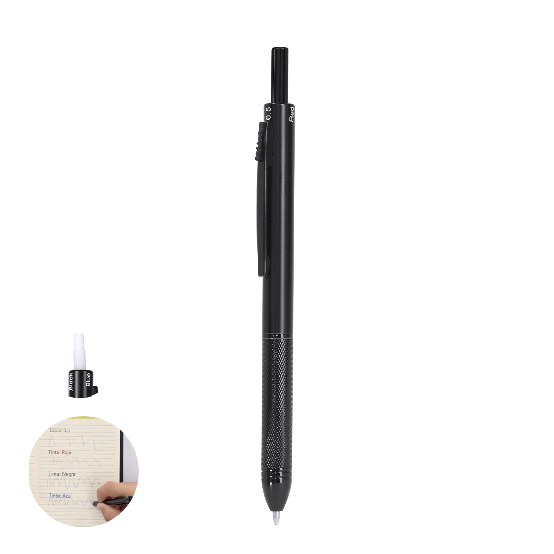 Multicolored Pen Mechanical Pencil Tidio
