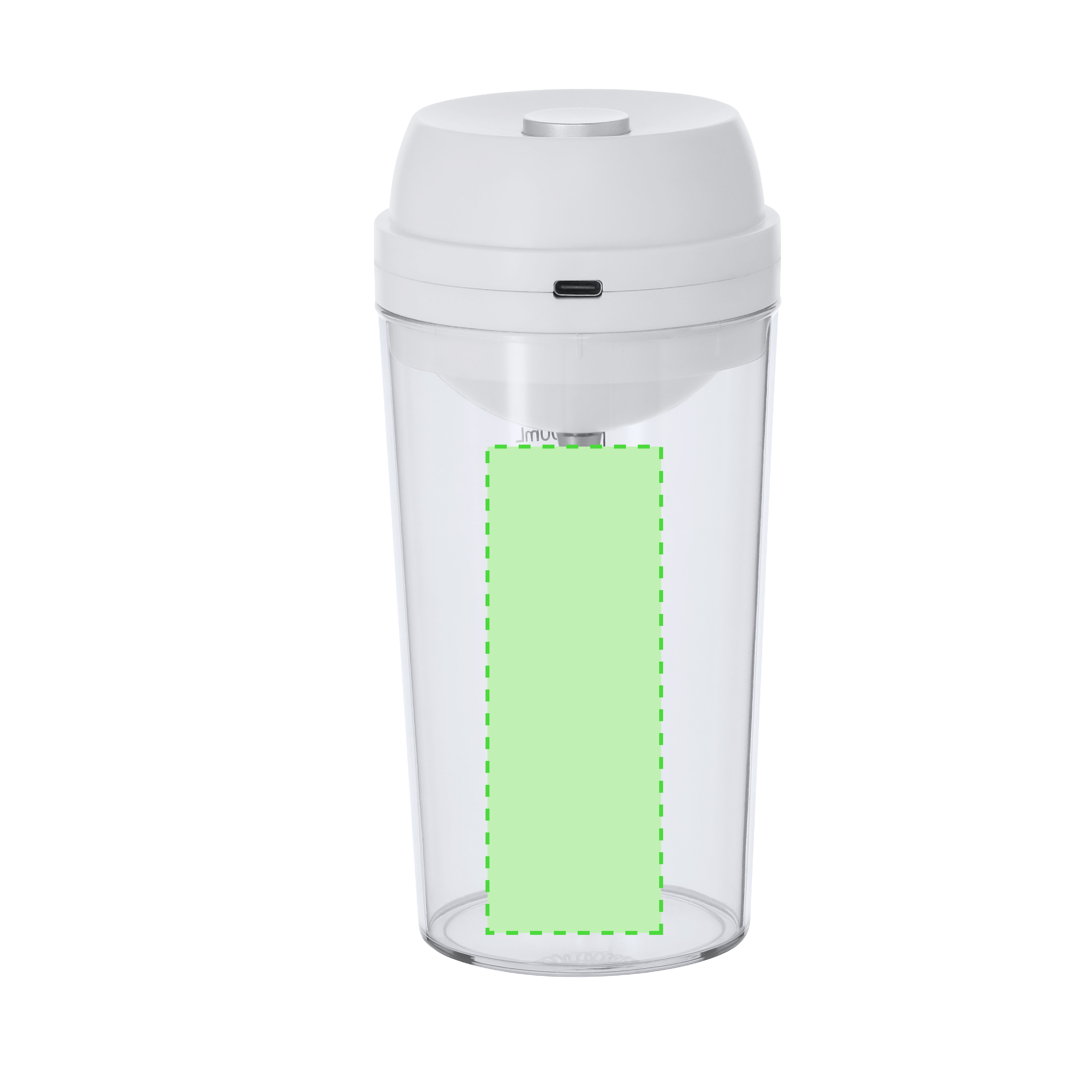 Vaso mezclador eléctrico personalizado mezclador Darby con dos velocidades de 300ml - Tazas y vasos personalizados - Regalo Promocional Personalizado - Tecnica TAMPOGRAFÍA F - Zona Area 2