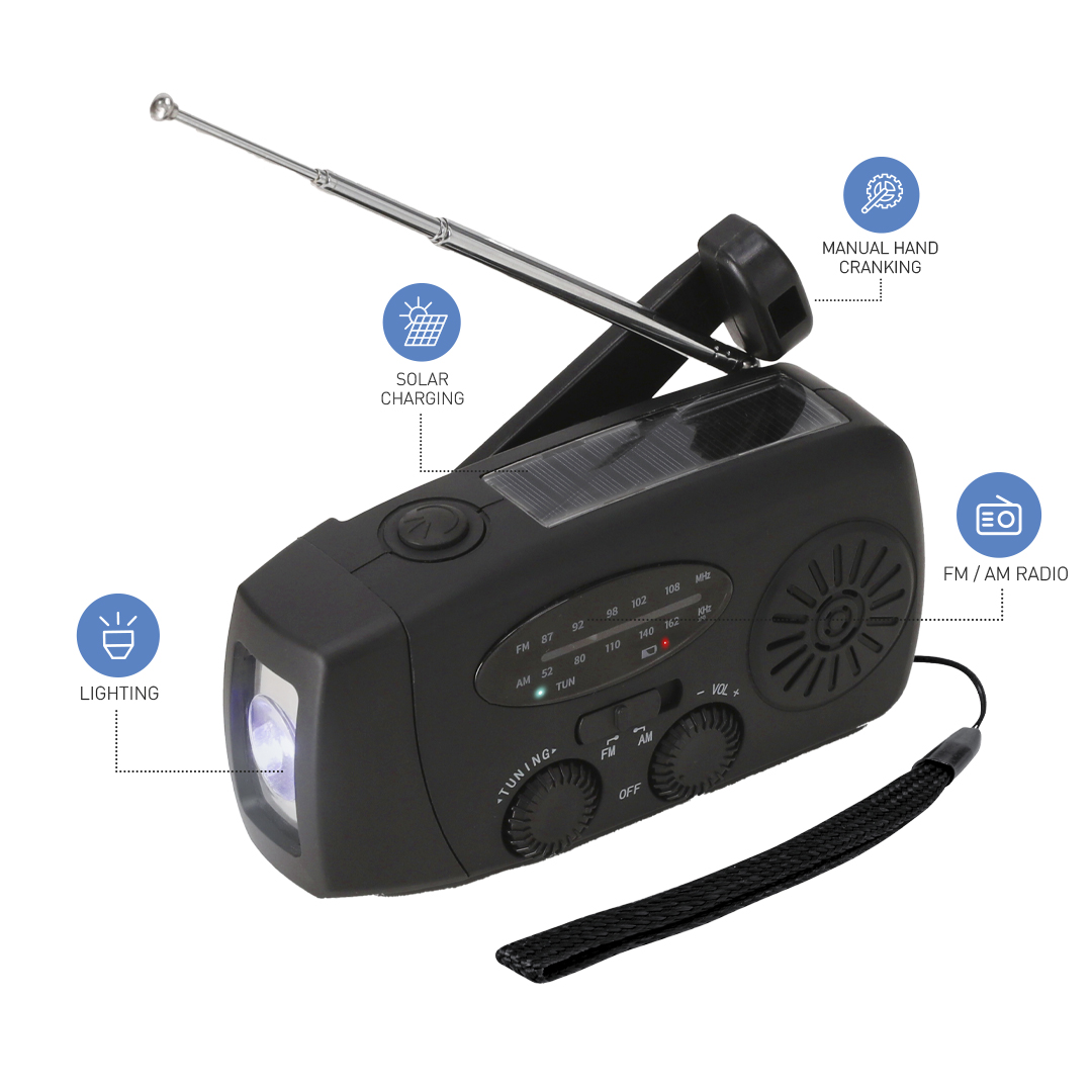 Multifunction Emergency Radio Cartney