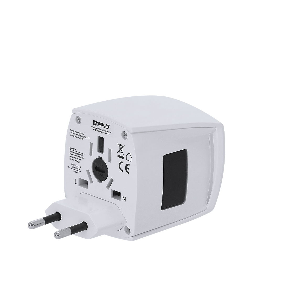 Universal Travel Adapter Skross MUV MICRO