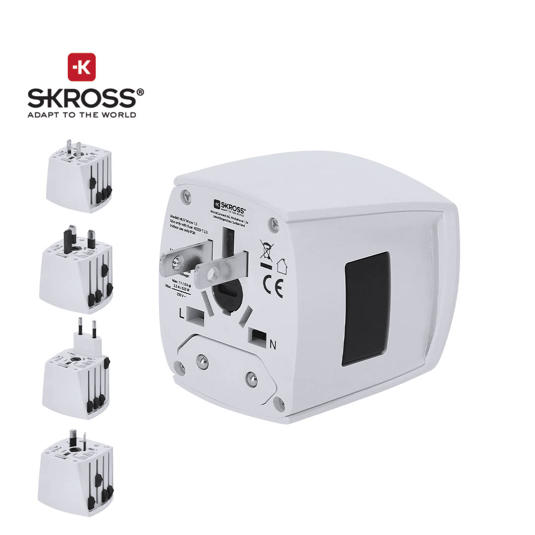 Universal Travel Adapter Skross MUV MICRO Universal Travel Adapter Skross MUV MICRO