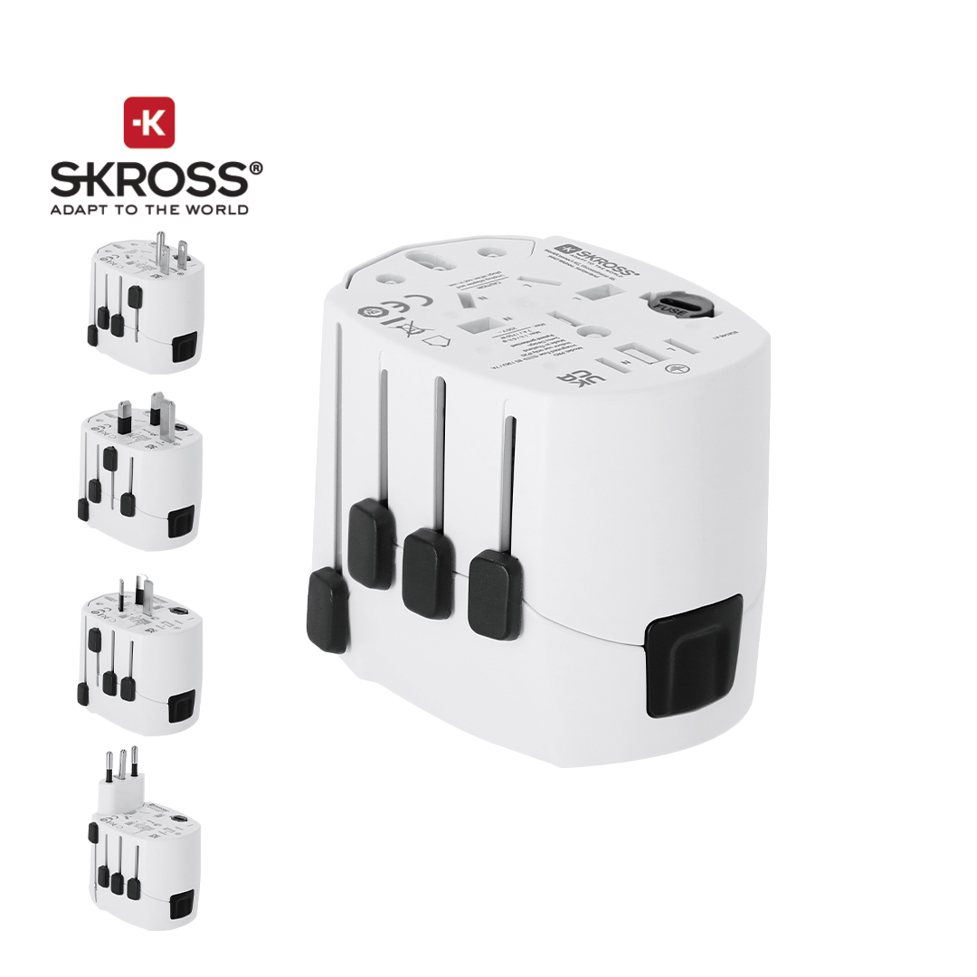 Universal Travel Adapter Skross PRO 3-POLE