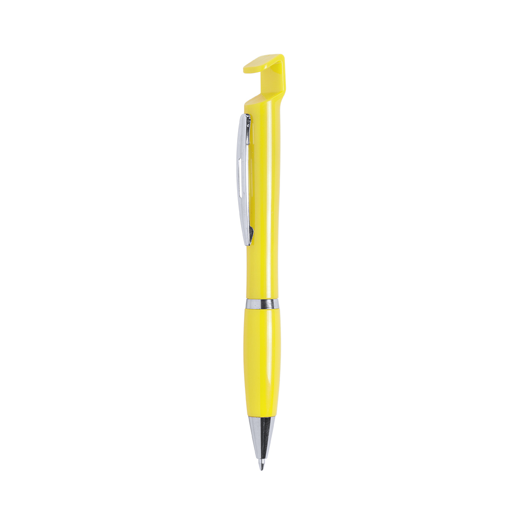Bolígrafo Soporte Cropix amarillo