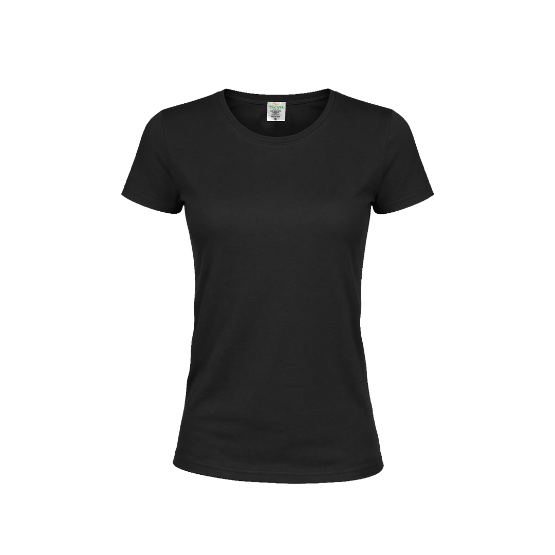 black Camiseta Mujer Color