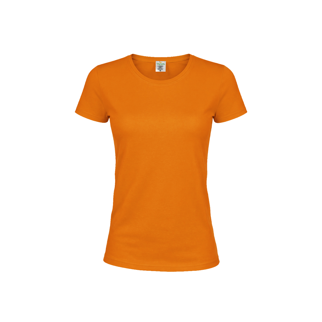 orange Camiseta Mujer Color