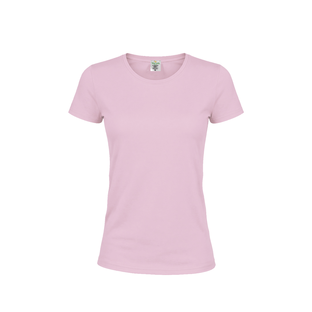 pink Camiseta Mujer Color