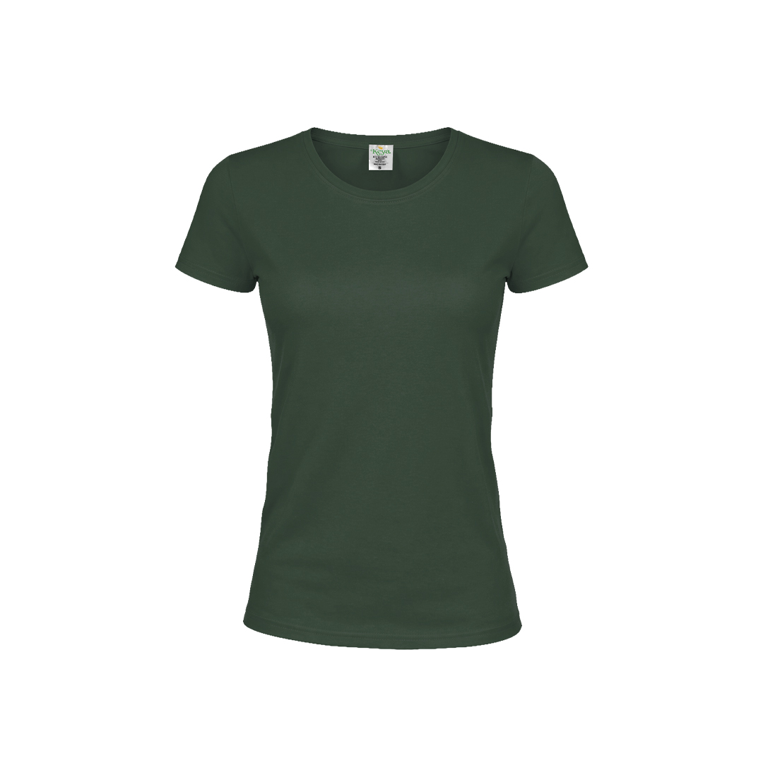 verde botella Camiseta Mujer Color