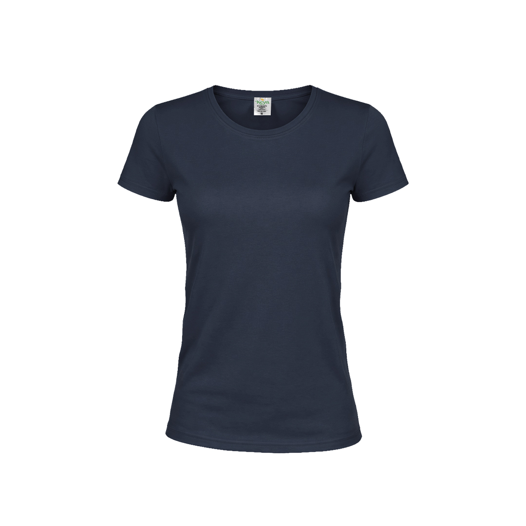 marino oscuro Camiseta Mujer Color