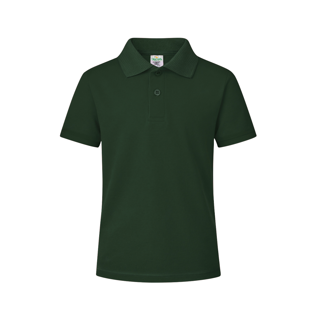 POLO NIÑO COLOR -KEYA- YPS180 Verde Botella